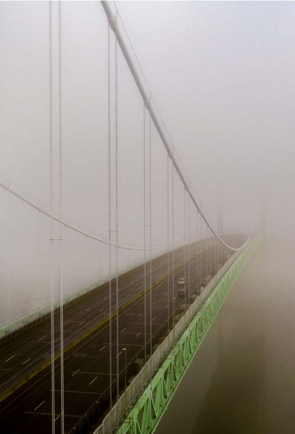 Älvsborgsbron i dimma